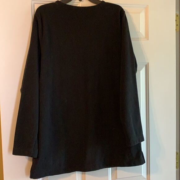 Denim and Company Large fleece pullover - Picture 2 of 6